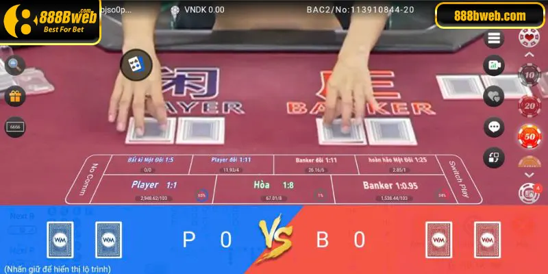 Trò chơi Baccarat Casino 888b